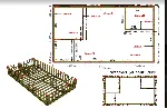 Проект каркасного дома 12500х7000мм