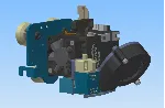 3D модель Директ экструдера  Trianglelab MATRIX LC Lite