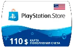 Карта PlayStation(PSN) 110$ USD (Долларов) США - irongamers.ru