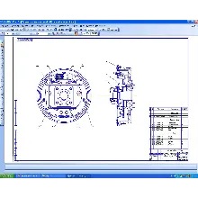 чертеж механизм тормозной задний Москвич-2141