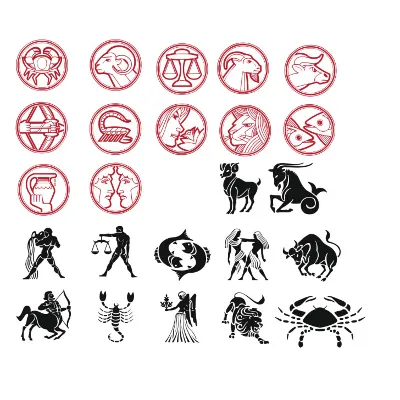 Signs of the zodiac vector clipart - irongamers.ru