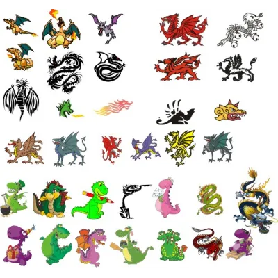 Dragons vector - Graphics - irongamers.ru