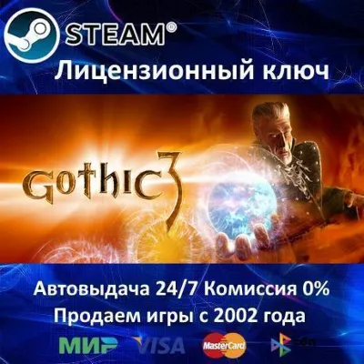 Gothic 3 Steam⭐Ключ Активации РФ+СНГ+МИР АКЦИЯ 0% Карты - irongamers.ru