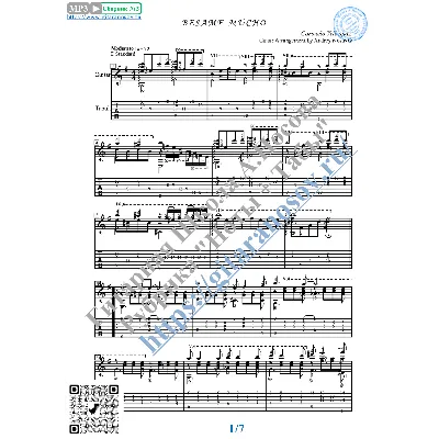 Besame Mucho (Ноты и табы для гитары соло) - irongamers.ru