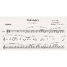 Shrek. Hallelujah. Ноты дуэта гитара + флейта.