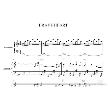 The BRAVE HEART(к/ф Храброе сердце)ноты аккордеон/баян