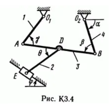 Решение контрольной К3 рис 4 усл 0 (вариант 40) Тарг 89