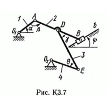 Решение контрольной К3 рис 7 усл 4 (вариант 74) Тарг 89