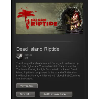Dead Island Riptide - STEAM Gift - Region Free / ROW - irongamers.ru