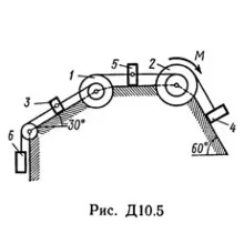 Тарг С.М. 1989 г. решение задачи Д10 В54 (рис. 5усл. 4)