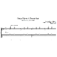 Once Upon A December - ноты и табы для гитары