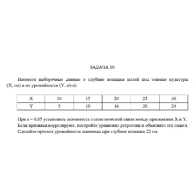 Имеются выборочные данные о глубине вспашки полей под о - irongamers.ru