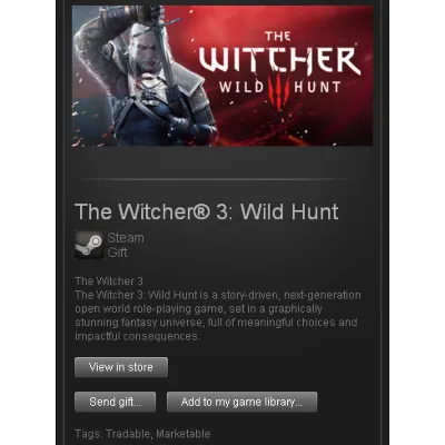 The Witcher 3: Wild Hunt - STEAM Gift - Region Free - irongamers.ru