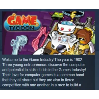 Game Tycoon 1.5 STEAM KEY REGION FREE GLOBAL+РОССИЯ - irongamers.ru