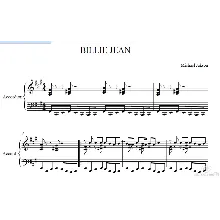 Billie Jean Michael Jackson/ноты для аккордеона/баяна