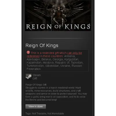 Reign Of Kings - Steam Gift - Region RU+CIS+UA - irongamers.ru