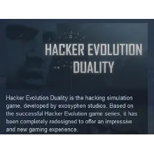 Hacker Evolution Duality STEAM KEY REGION FREE GLOBAL