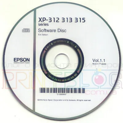 Диск с драйверами для Epson XP-312, XP-313, XP-315 - irongamers.ru