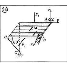 Решение задачи С5 вариант 13 (С5-13) - Диевский В.А.