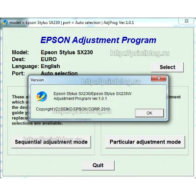 Adjustment program Epson L805 (Latin) - irongamers.ru