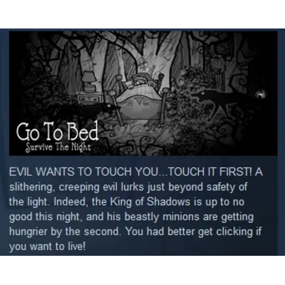 Go To Bed: Survive The Night STEAM KEY REGION FREE GLOB - irongamers.ru