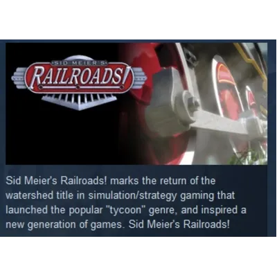 Sid Meier's Railroads! STEAM KEY GLOBAL +РФ LICENSE - irongamers.ru