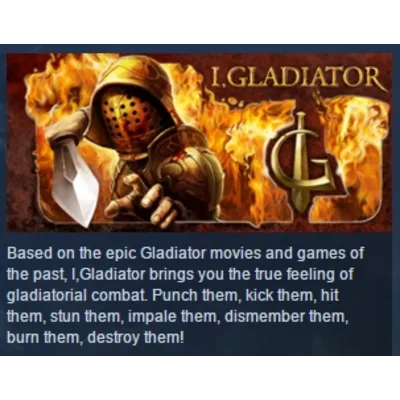 I, Gladiator STEAM KEY REGION FREE GLOBAL+РОССИЯ