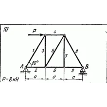 C1 Варинат 10 (C1 В10) термех задачник Яблонский 1978г