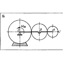 Задача К4 Вар. 14 термех из решебника Яблонский АА 1978