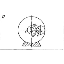 Задача К4 Вар. 17 термех из решебника Яблонский АА 1978