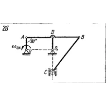 Задача К4 Вар. 26 термех из решебника Яблонский АА 1978