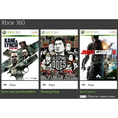 xbox 360 перенос Just Cause 2 Sleeping Dogs XCOM (7игр) - irongamers.ru