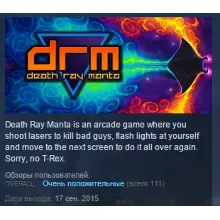 Death Ray Manta SE STEAM KEY REGION FREE GLOBAL