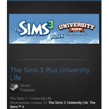 The Sims 3 Plus University Life (Steam Gift Reg. Free)