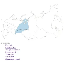 Скрипт интерактивной карты Федеральных округов России