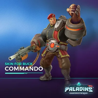 Paladins: Buck Commando Skin PC Ключ / Key - irongamers.ru