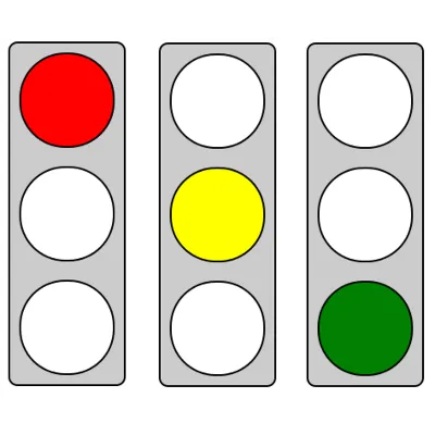 Работающий светофор со сменой цветов на Javascript - irongamers.ru
