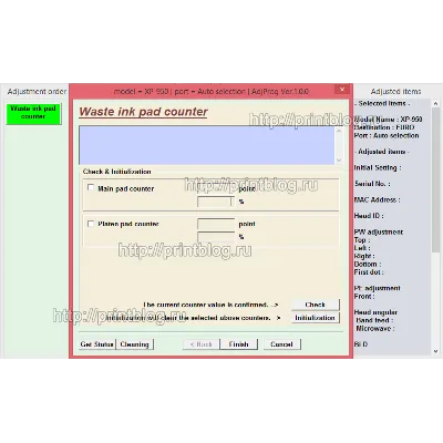 Adjustment program XP-510, XP-610, XP-615, XP-710 - irongamers.ru