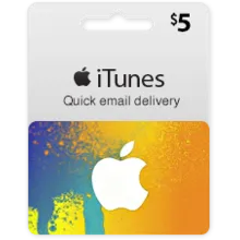Itunes Gift Card $5 USA - без комиссии