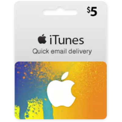 Itunes Gift Card $5 USA - без комиссии - irongamers.ru