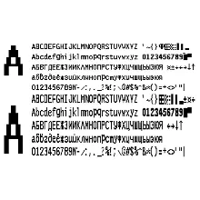 Шрифт ККМ МЕРКУРИЙ MS-К вер. 1(ttf)