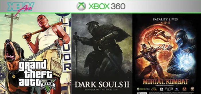 GTA 5 + MK9 + Dark Souls 2 · XBOX 360 · общий