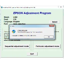 Adjustment program Epson L382, L386, L486 (Reset)