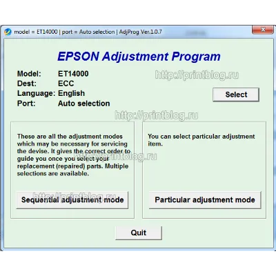 Adjustment program Epson ECOTANK ET-14000 сброс памперс - irongamers.ru