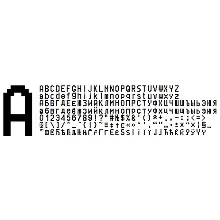 Полный набор 4 шрифтов ККМ ШТРИХ-МИНИ-ФР(ttf)