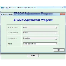 Adjustment program Epson L805 (Latin)