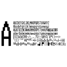Шрифт платежного терминала VKP-80 в.2(ttf)