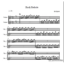 David Garett-Rock Prelude ноты для скрипки