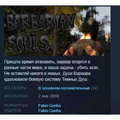 Barbarian Souls STEAM KEY REGION FREE GLOBAL - irongamers.ru