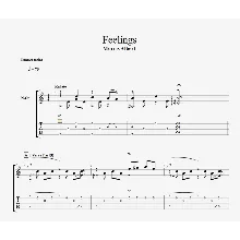 Feelings Morris Albert fingerstyle аранжировка gtp/pdf
